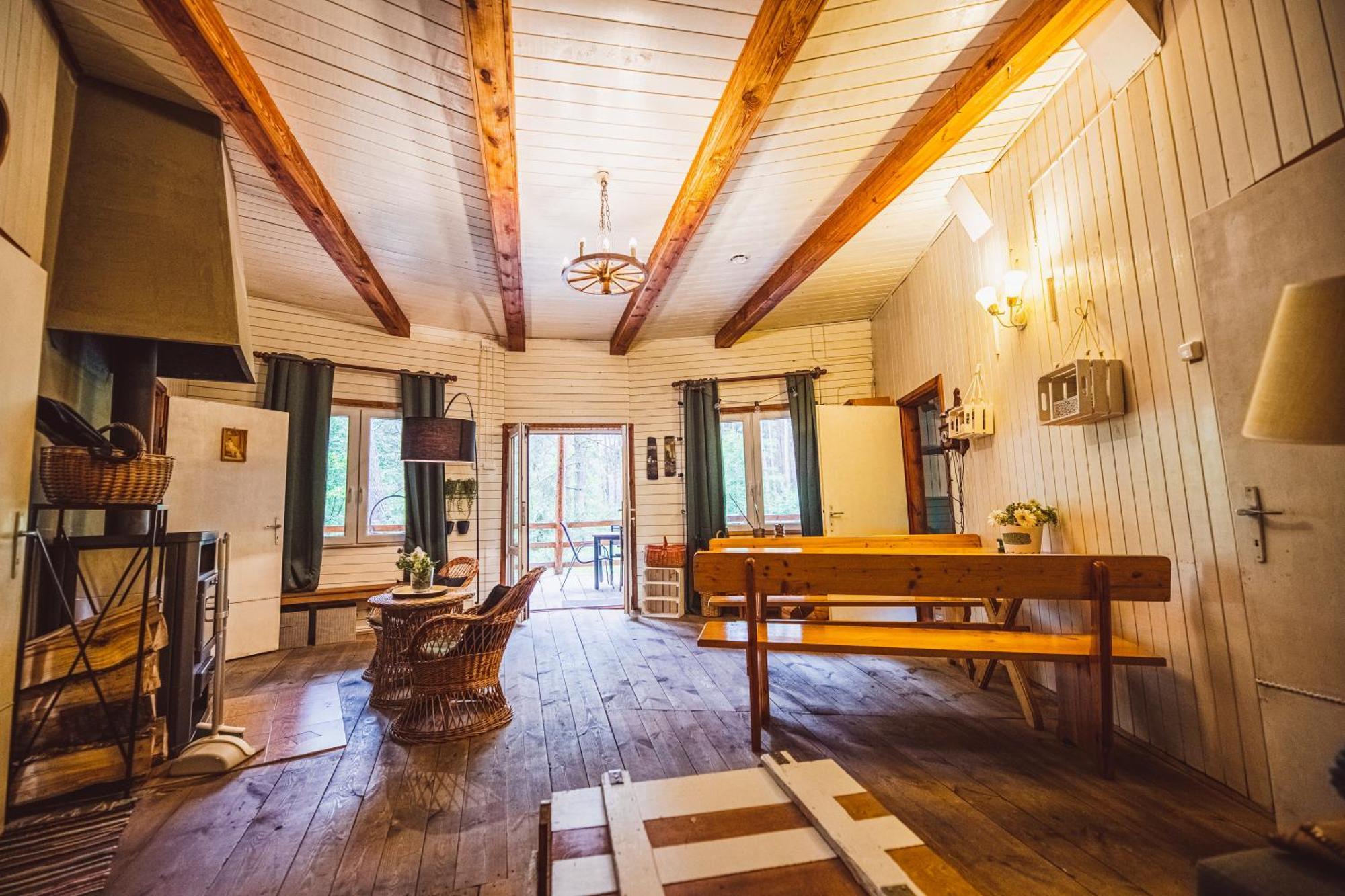 Cozy Nature Retreat With Patio Fireplace Garden Maciejowice Экстерьер фото